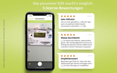 5-Sterne-Bewertung erhalten: Mit dem neuen pixometer SDK-Update